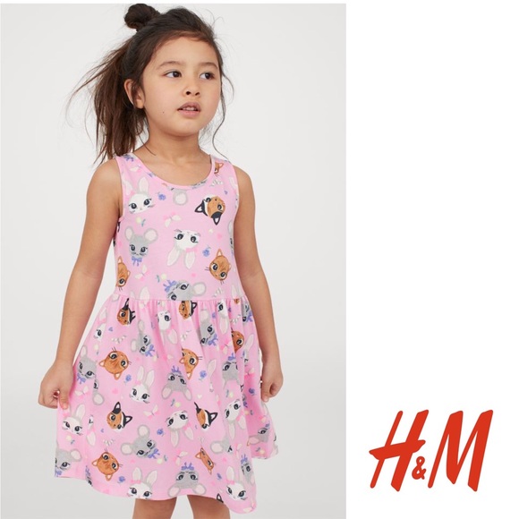 H&M Other - NWT H&M Pink Animals Summer Dress 18-24mo